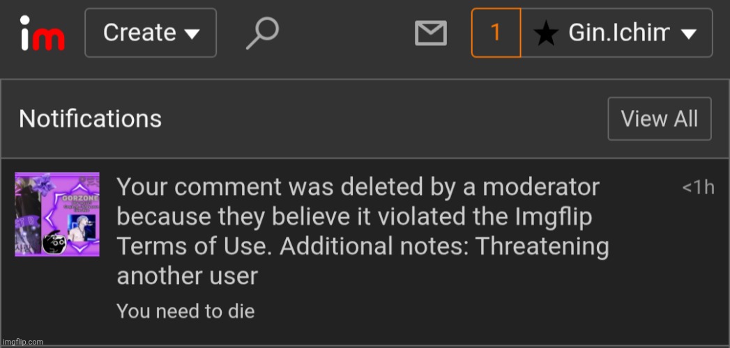 Just making shit up to ban me eh, good thing I'm on good terms with Andrew consider your mod taken laughing emoji laughing emoji | made w/ Imgflip meme maker
