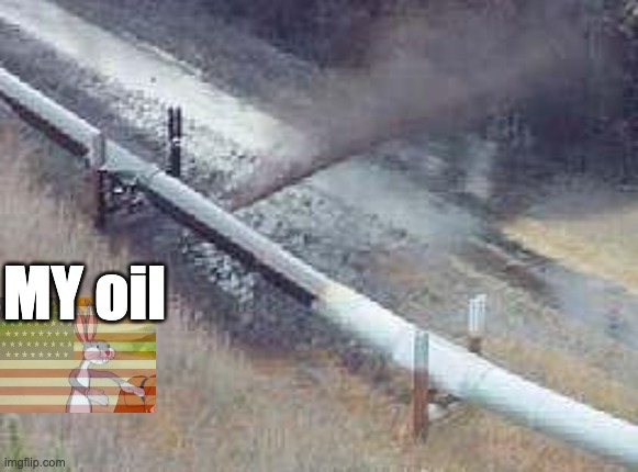 pipeline oil spill  | MY oil | image tagged in pipeline oil spill | made w/ Imgflip meme maker