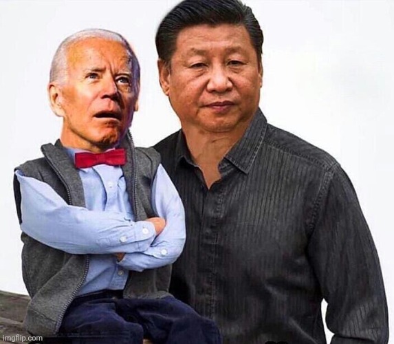 Joe Biden China Puppet | image tagged in joe biden china puppet | made w/ Imgflip meme maker