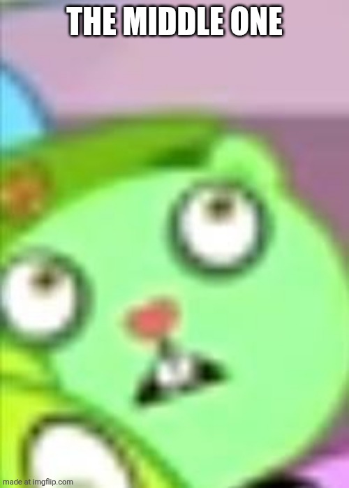 (you/me)Flippy when: meme | The middle one | image tagged in you/me flippy when meme | made w/ Imgflip meme maker