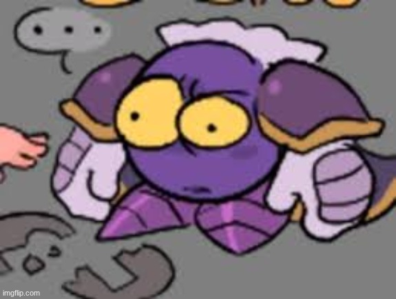 meta knight confused | image tagged in meta knight confused | made w/ Imgflip meme maker