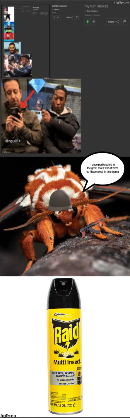 image tagged in bug spray | made w/ Imgflip meme maker