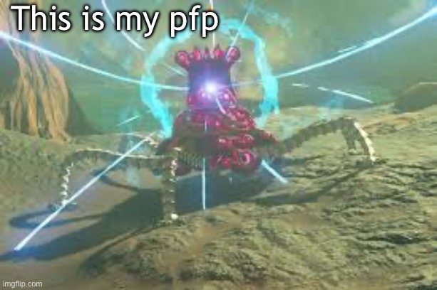 This is my pfp | image tagged in the guardian of fear casts its gaze your way | made w/ Imgflip meme maker
