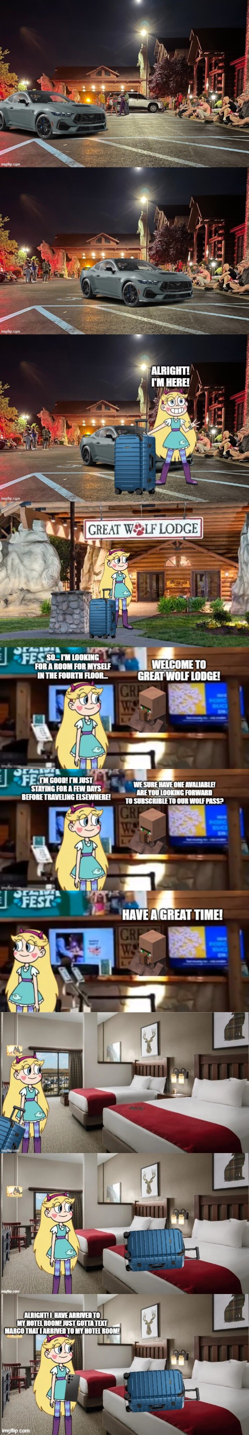 Star's 2024 Summer Vacation Remastered (Part 2 - Arriving at the GLW) | made w/ Imgflip meme maker