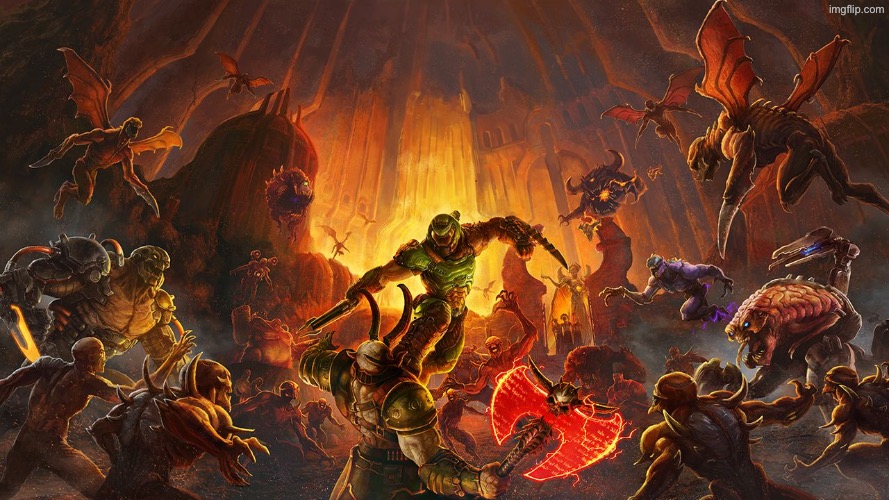 Doom Eternal | image tagged in doom eternal | made w/ Imgflip meme maker