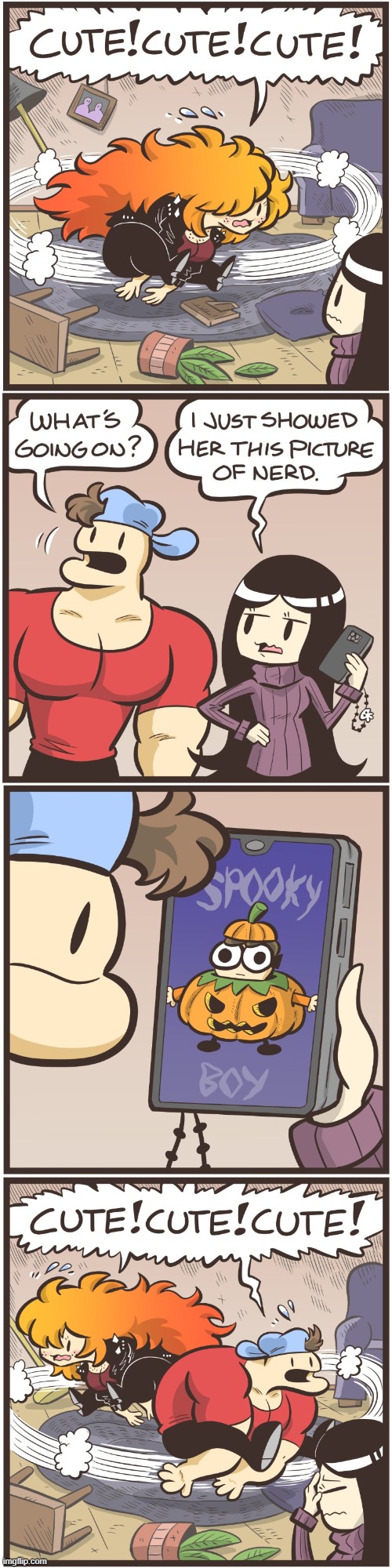 image tagged in olga,nerd,halloween costume,tiger,jock,cute | made w/ Imgflip meme maker