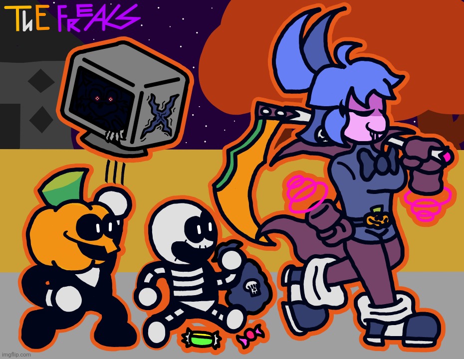 Introducing the project I'll be working on most of October: THE FREAKS! | made w/ Imgflip meme maker