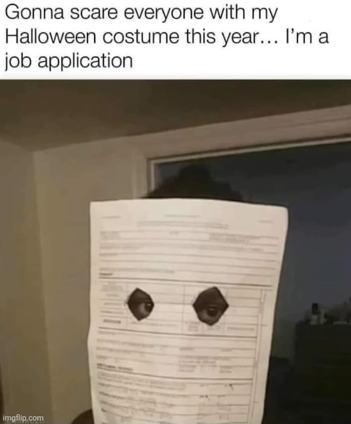 boo | image tagged in job application | made w/ Imgflip meme maker