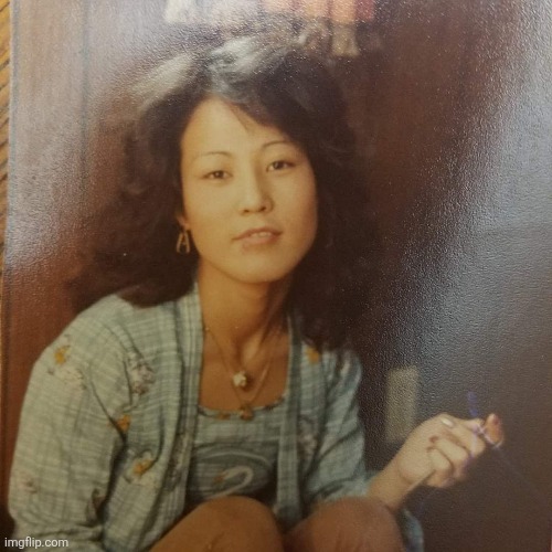My biological grandma (Chom Sun Kim), she died when my mom was 8. Would've been a better grandma than my step grandma (mary) | made w/ Imgflip meme maker