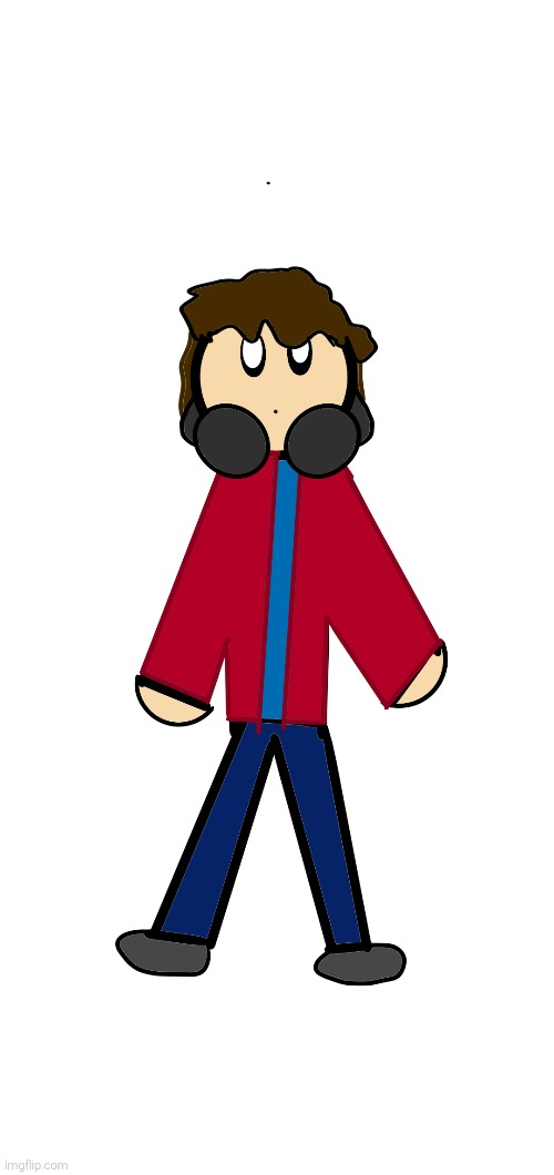 Finally gave a go at drawing a human. This is my first time really trying so what do you think | made w/ Imgflip meme maker