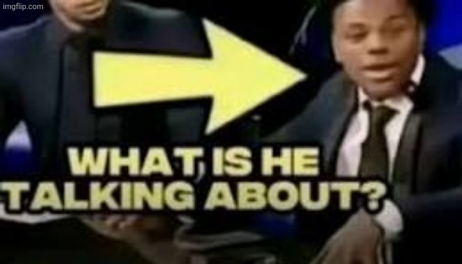What is he talking about | image tagged in what is he talking about | made w/ Imgflip meme maker