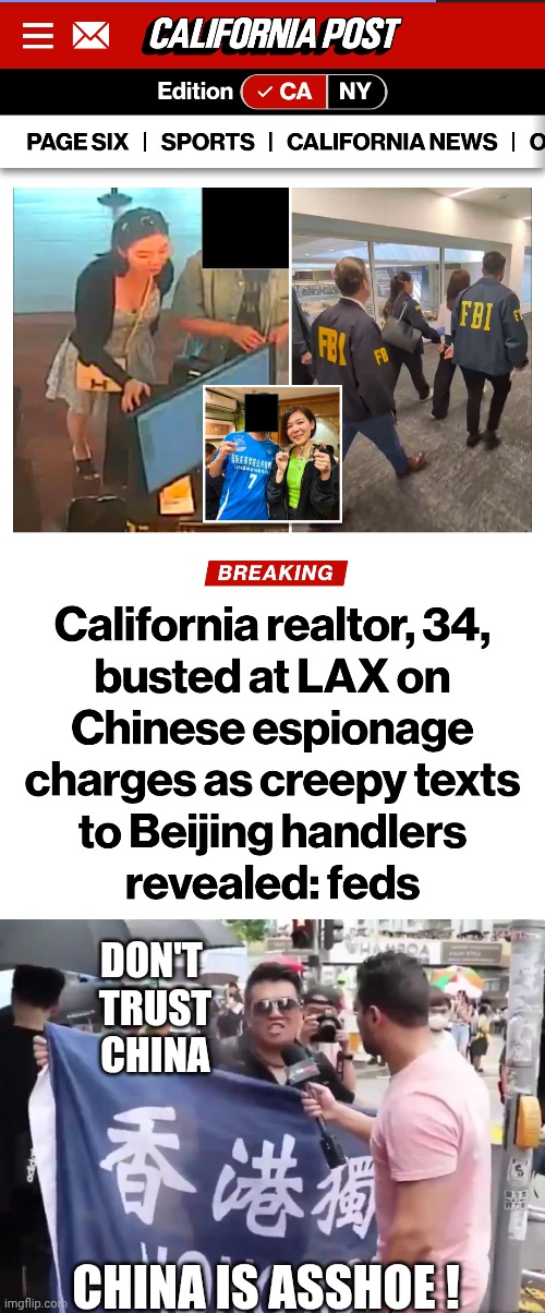 Not again, China | Don't 
Trust
China; China is asshoe ! | image tagged in leftists,democratic socialism,xi,liberals | made w/ Imgflip meme maker