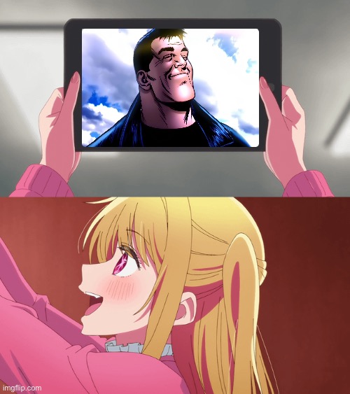 Ruby looking at ipad screen | image tagged in ruby looking at ipad screen,oshi no ko | made w/ Imgflip meme maker