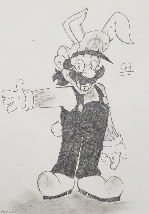 Day 5 of drawing Horrorbrews | image tagged in mario's madness,creepypasta,horrorbrew,drawing | made w/ Imgflip meme maker