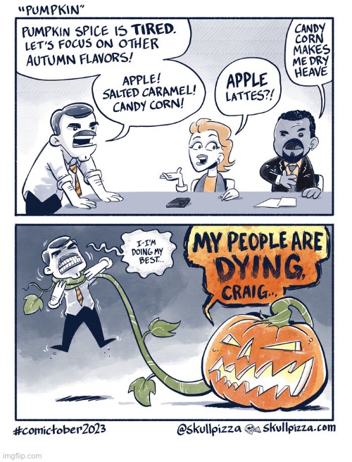Skull Pizza | image tagged in comics,skull pizza,halloween,pumpkin,other flavors,jack o lantern | made w/ Imgflip meme maker