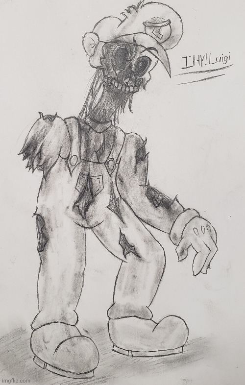 Day 6 of drawing Horrorbrews | image tagged in mario's madness,creepypasta,horrorbrew,drawing | made w/ Imgflip meme maker