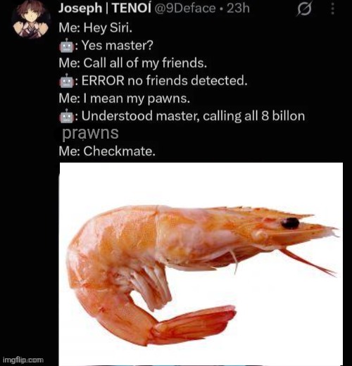 prawns | made w/ Imgflip meme maker