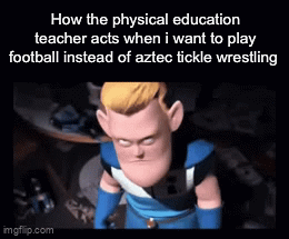 PE Teacher Rejects Normal Football