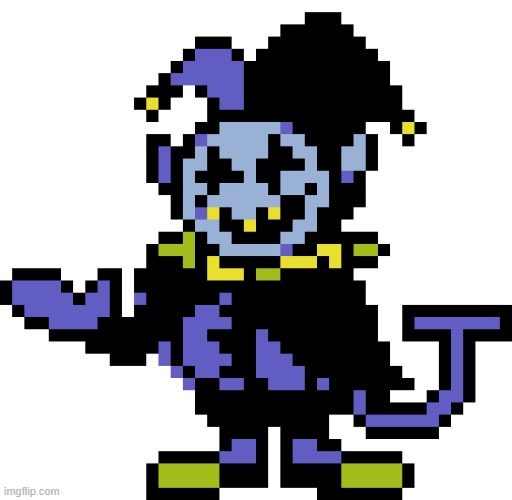 image tagged in jevil meme | made w/ Imgflip meme maker