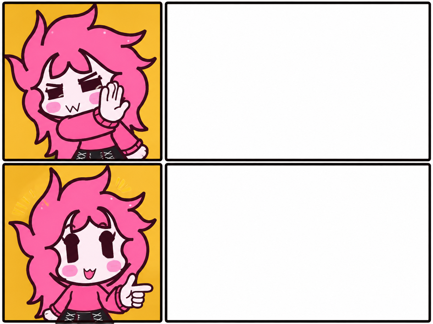 ashley like and dislike meme Blank Template - Imgflip