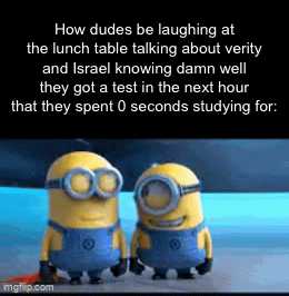 Minions Laugh Through the Pre-Test Panic