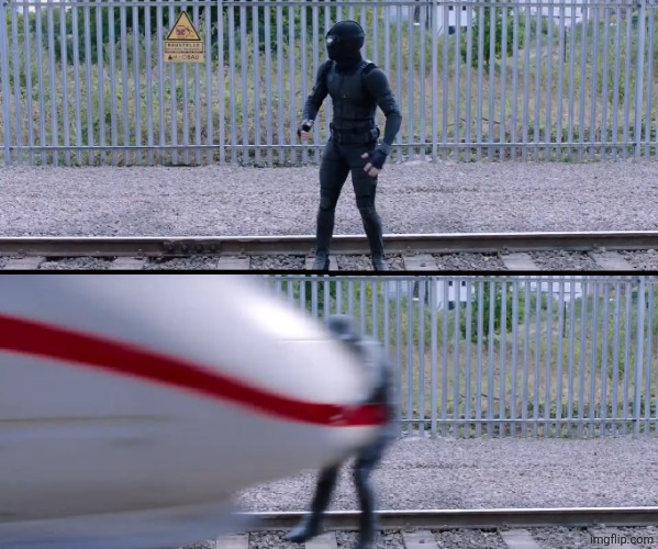 image tagged in hit by train | made w/ Imgflip meme maker