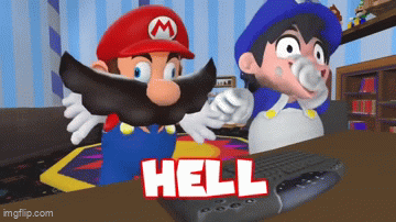 Mario’s Moustache Ride Goes Straight to Hell