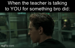 That Teacher Side-Eye Panic