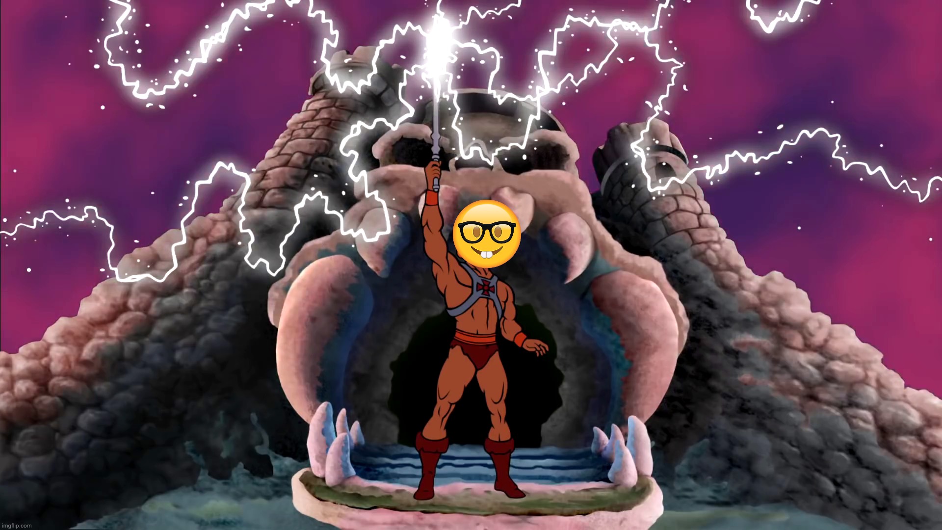 HE-MAN Power of Gray Skull - HD Widescreen | image tagged in he-man power of gray skull - hd widescreen | made w/ Imgflip meme maker