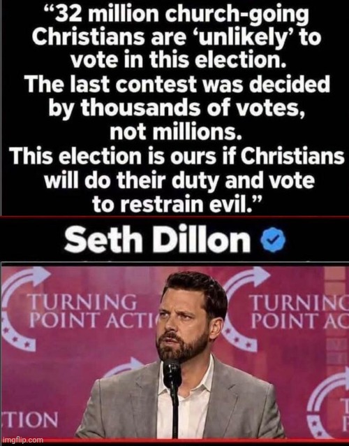 Church men do your part | image tagged in img 17 jpeg,church people,losing,elections | made w/ Imgflip meme maker
