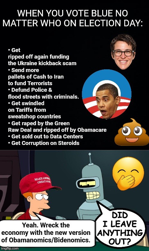 When you Vote Blue No Matter Who | image tagged in when you vote blue no matter who | made w/ Imgflip meme maker