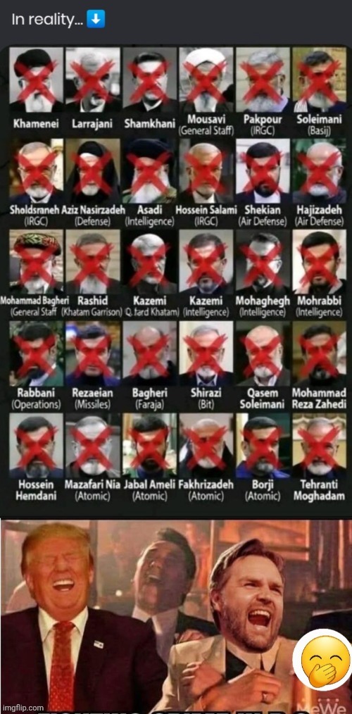 Iran War scoreboard | image tagged in iran war scoreboard | made w/ Imgflip meme maker