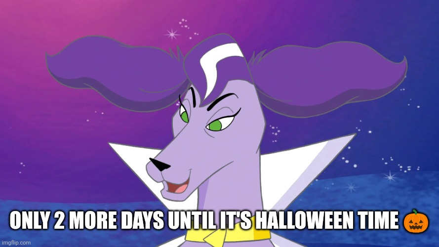 2 More Days Of Halloween | Only 2 More Days Until It's Halloween Time 🎃 | image tagged in brainy barker proud of you,halloween,brainy barker,ellen kennedy,warner bros discovery,krypto the superdog | made w/ Imgflip meme maker