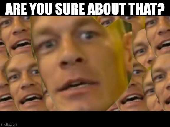 Are you sure about that | Are you sure about that? | image tagged in are you sure about that | made w/ Imgflip meme maker