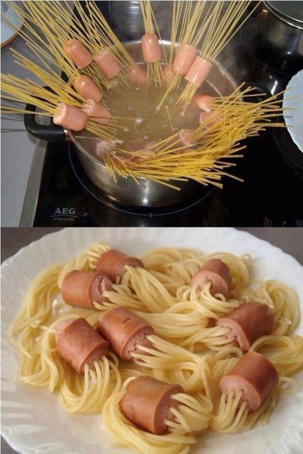Spaghetti Hot Dog Blank Meme Template