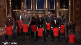 Jimmy Fallon Ice Bucket Challenge | image tagged in gifs | made w/ Imgflip video-to-gif maker