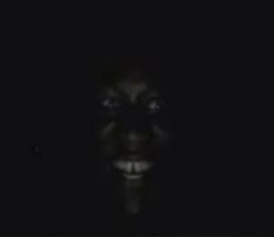 Black guy in the dark Blank Meme Template