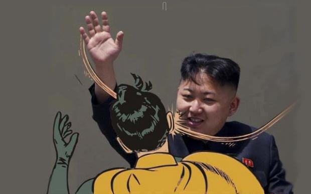 Kim Jong-un slap Blank Meme Template
