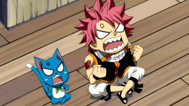 Natsu and Happy angry Blank Meme Template