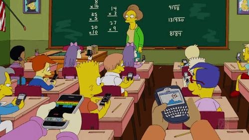 Simpson's cell school Blank Meme Template