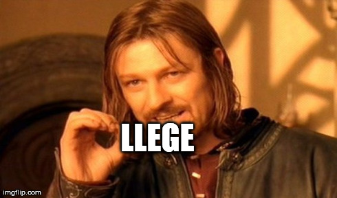 One Does Not Simply Meme | LLEGE | image tagged in memes,one does not simply | made w/ Imgflip meme maker