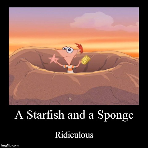 Phineas and Spongebob | image tagged in funny,demotivationals,comics/cartoons,tv,phineas and ferb,spongebob | made w/ Imgflip demotivational maker
