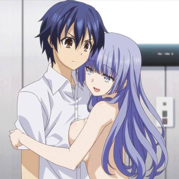 High Quality Blue Haired Anime Gay Blank Meme Template