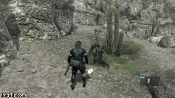 Fatality! | image tagged in gifs,mgsvground zeroes | made w/ Imgflip video-to-gif maker