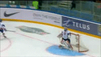 Where you goin? No where. | image tagged in gifs,sports,hockey | made w/ Imgflip video-to-gif maker