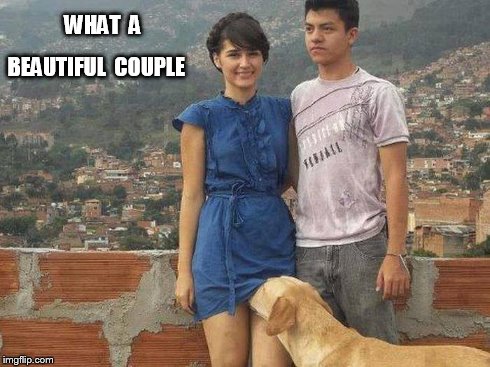 Now that's Love | WHAT  A BEAUTIFUL  COUPLE | image tagged in funny | made w/ Imgflip meme maker