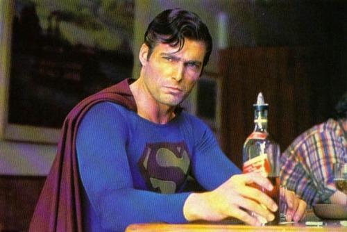 Drunk Superman Blank Meme Template
