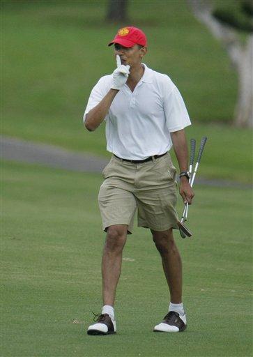 High Quality obama golf Blank Meme Template