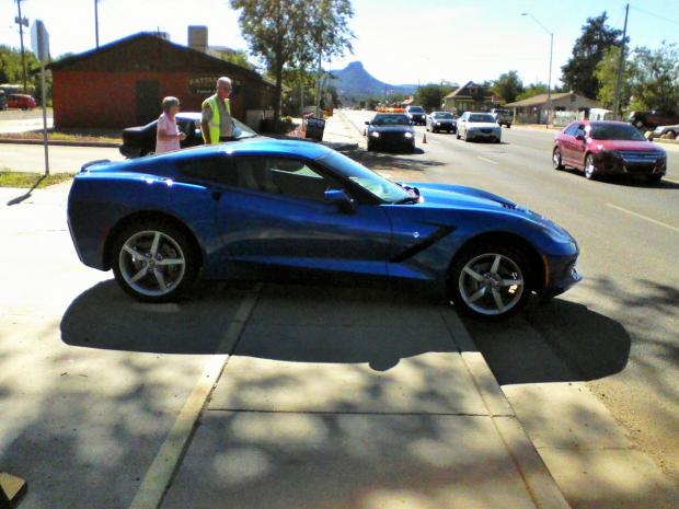 High Quality Old Lady Corvette Blank Meme Template