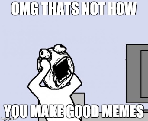 My audience: | OMG THATS NOT HOW YOU MAKE GOOD MEMES | image tagged in omg thats not how you | made w/ Imgflip meme maker